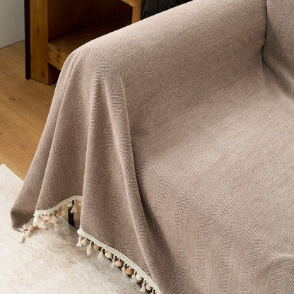 Pet Friendly Tassel Throw - Sofa Protector