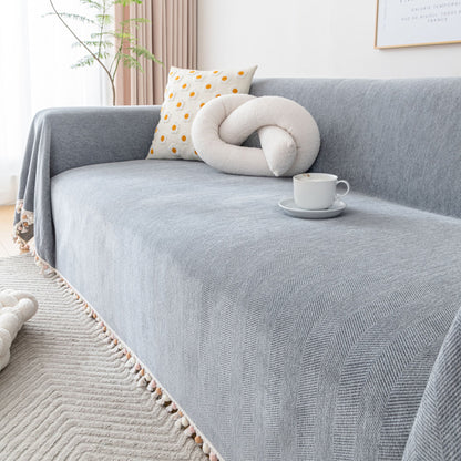 Pet Friendly Tassel Throw - Sofa Protector