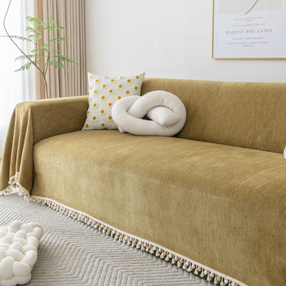 Pet Friendly Tassel Throw - Sofa Protector