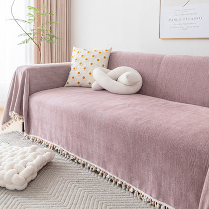 Pet Friendly Tassel Throw - Sofa Protector