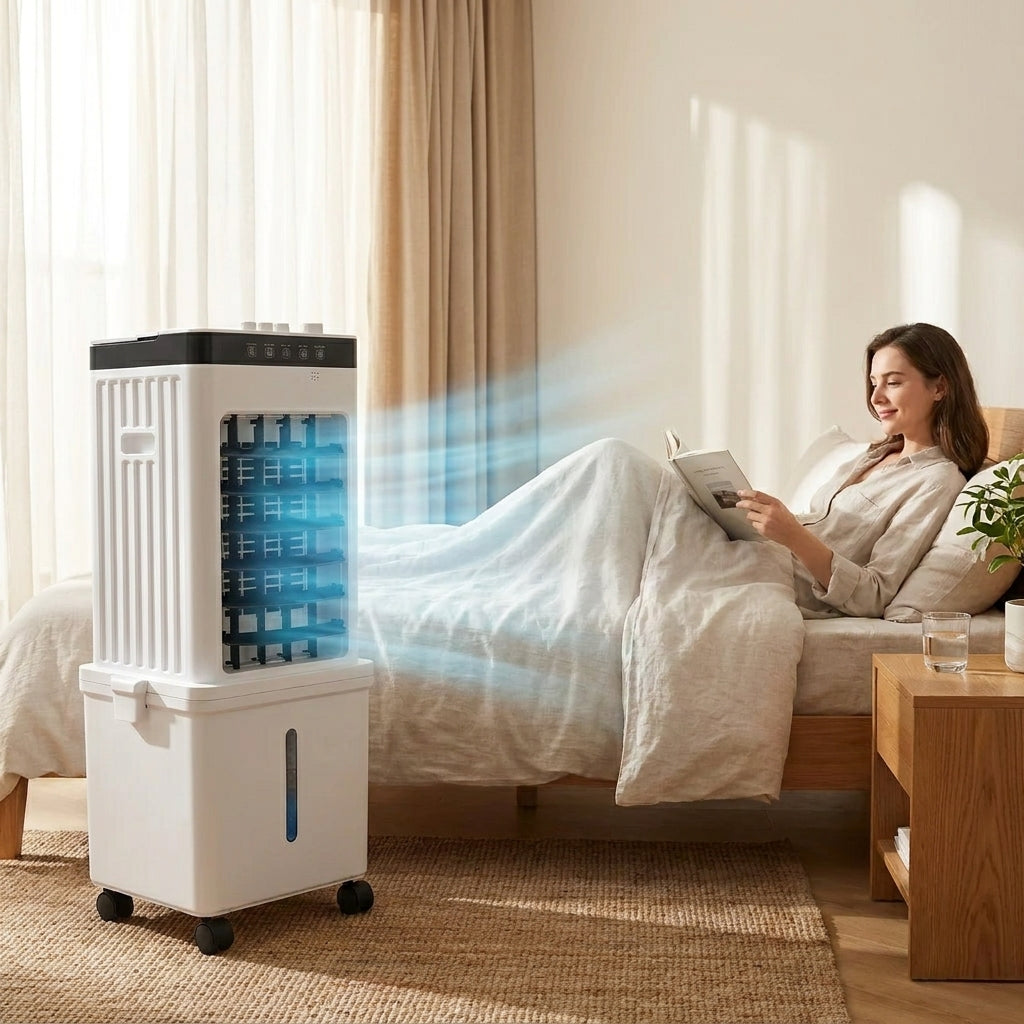 Portable 3-in-1 Air Cooler, Dehumidifier & Fan Unit 2