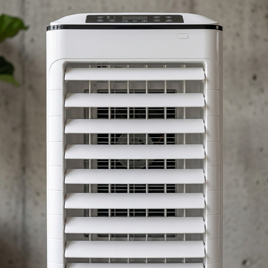 Portable Air Cooler with Digital Control Panel – Wheeled Base