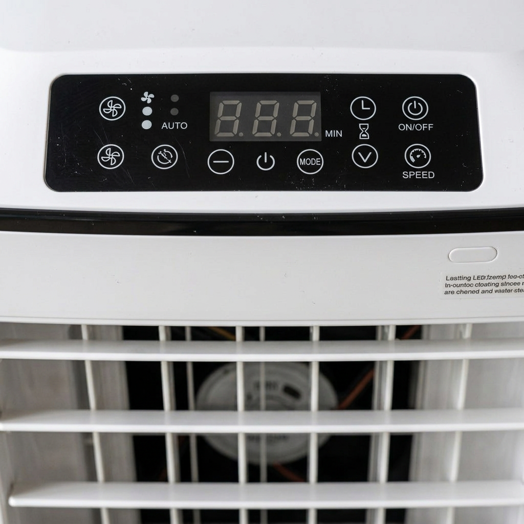 Portable Air Cooler with Digital Control Panel – Wheeled Base