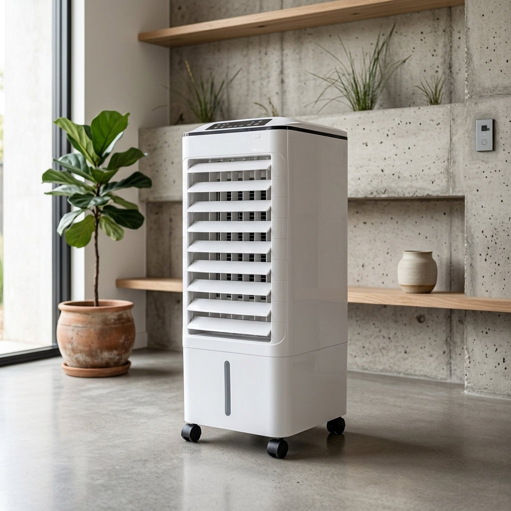 Portable Air Cooler with Digital Control Panel – Wheeled Base