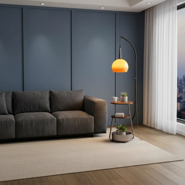 Quadra Minimal Lamp Table