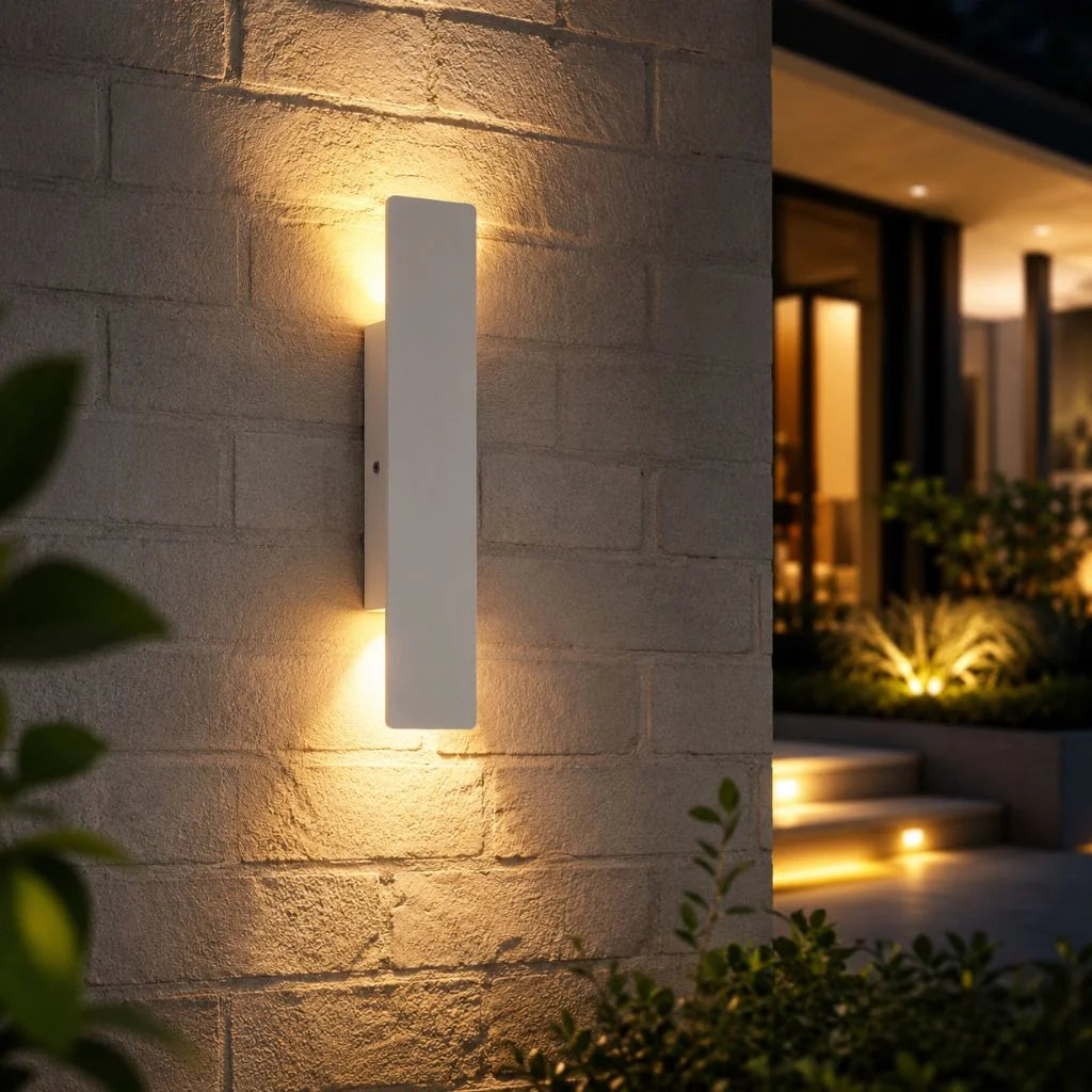 Elara Haus LED Wall Lights - Aluminium Weatherproof Outdoor Lighting 1