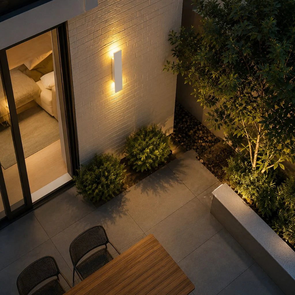Elara Haus LED Wall Lights - Aluminium Weatherproof Outdoor Lighting 6