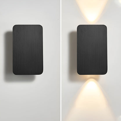 Resilux Modern Rectangular Wall Sconce Up Down Light