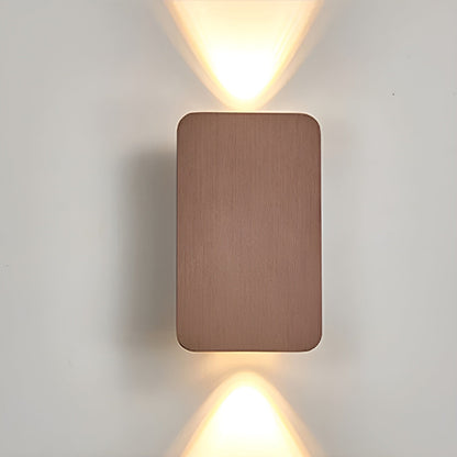 Resilux Modern Rectangular Wall Sconce Up Down Light