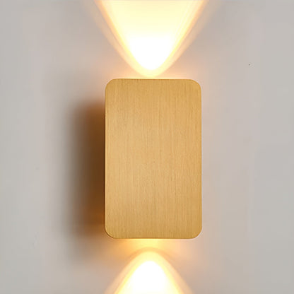 Resilux Modern Rectangular Wall Sconce Up Down Light