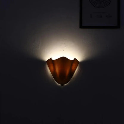 Retro Stained Glass Wall Sconce - Skirt Shell
