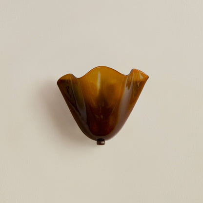 Retro Stained Glass Wall Sconce - Skirt Shell
