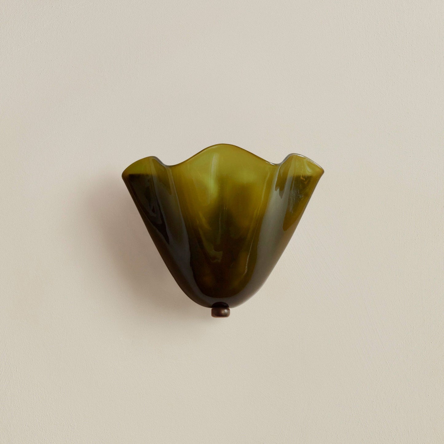 Retro Stained Glass Wall Sconce - Skirt Shell