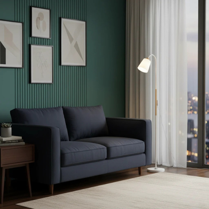 Rotating Tapered Floor Lamp – Nordic Metal Stand