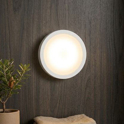 Round Motion Sensor Wall Light