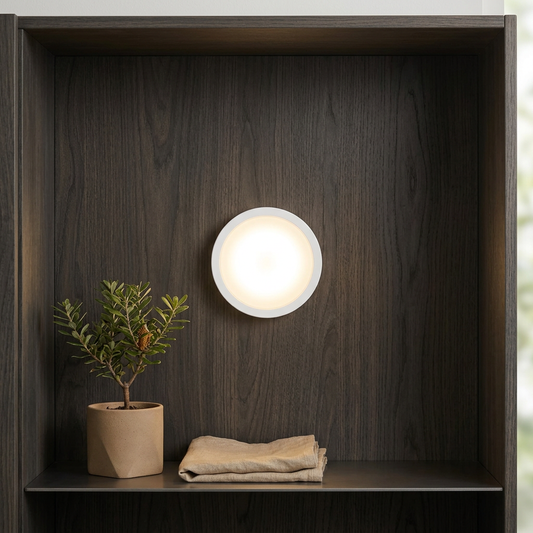 Round Motion Sensor Wall Light