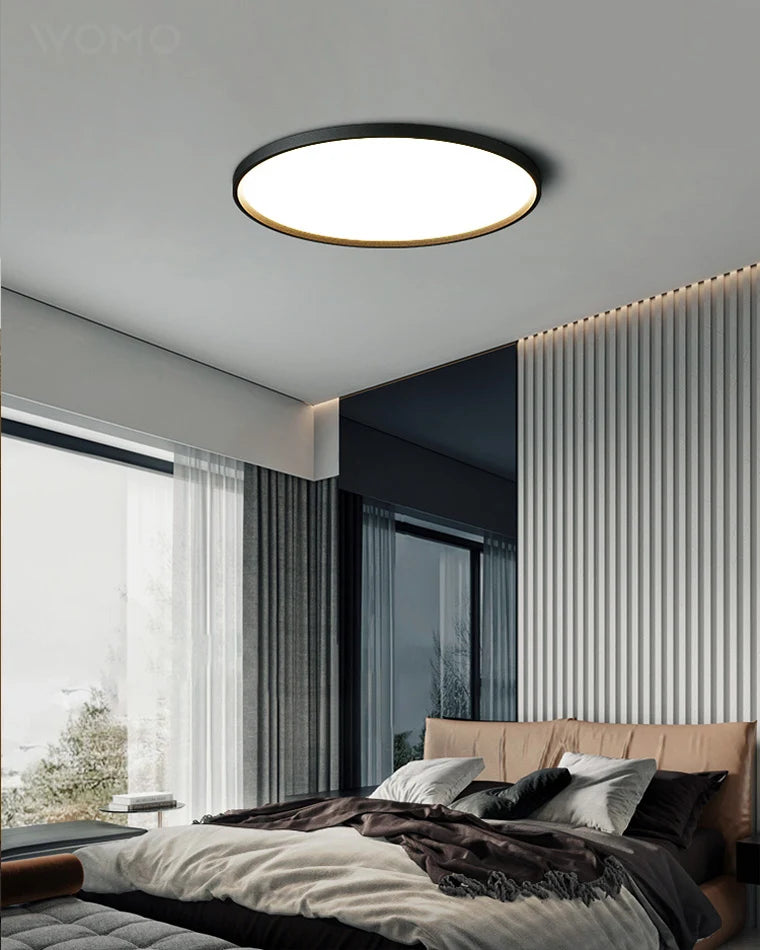 WOMO Flat Round Flush Mount Ceiling Light-WM1024 6
