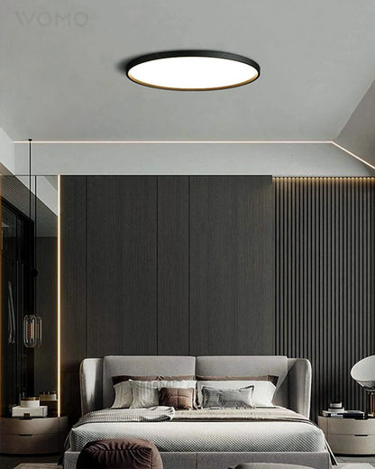 WOMO Flat Round Flush Mount Ceiling Light-WM1024 2