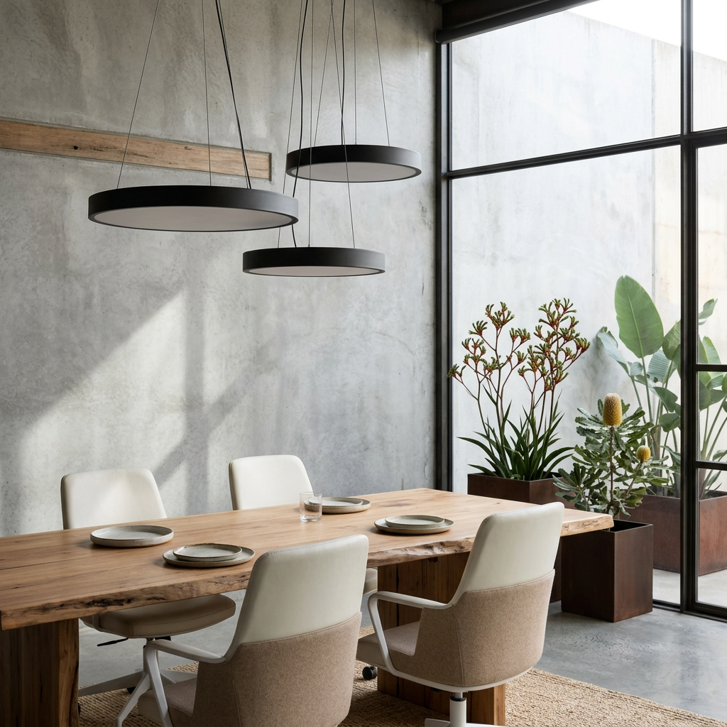 Round LED Ceiling Pendant Light