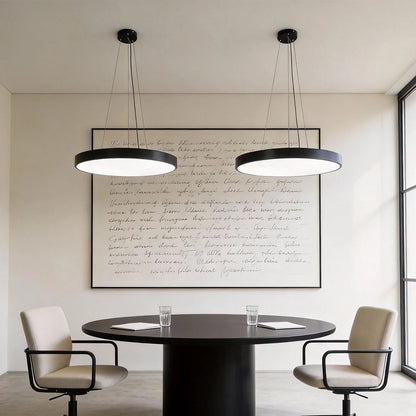 Round Pendant Lights Minimalist Metal Ceiling Light 6