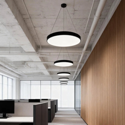 Round Pendant Lights Minimalist Metal Ceiling Light 7