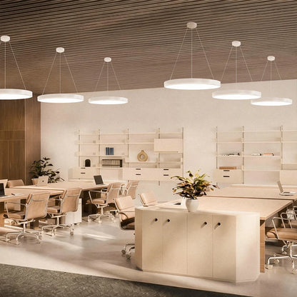 Round Pendant Lights Minimalist Metal Ceiling Light 8