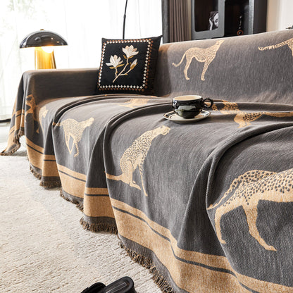 Safari Elegance Sofa Protector - Animal Print