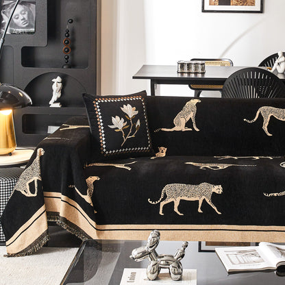 Safari Elegance Sofa Protector - Animal Print