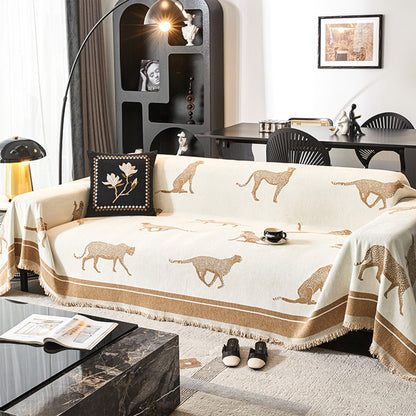 Safari Elegance Sofa Protector - Animal Print