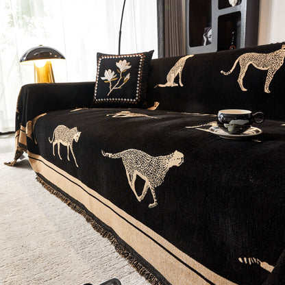 Safari Elegance Sofa Protector - Animal Print