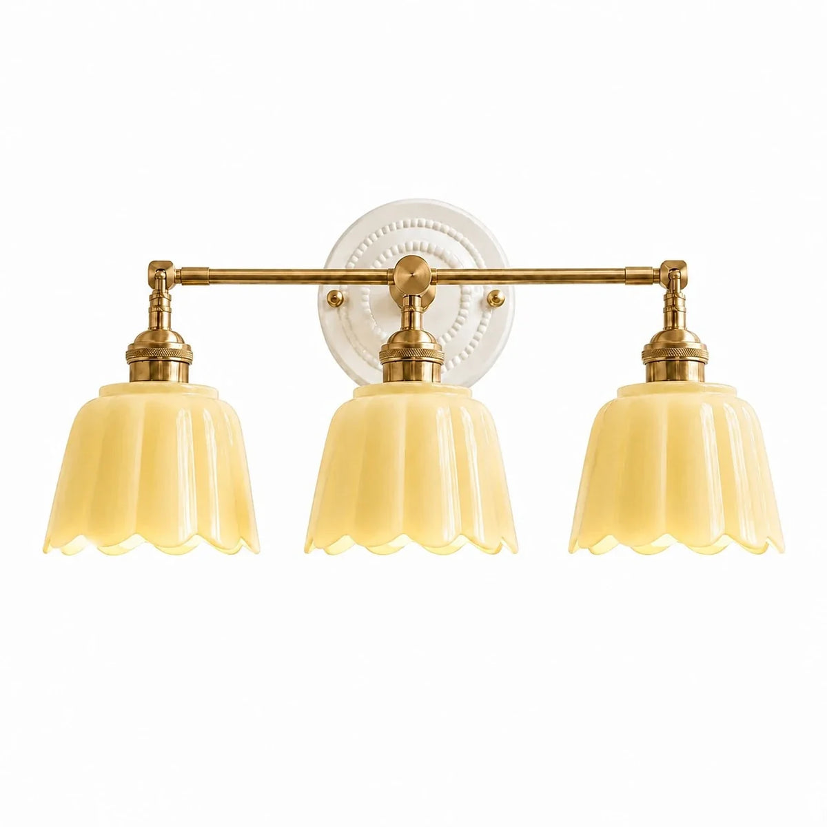 Lior Vintage Flower Ceramic Wall Sconce 10