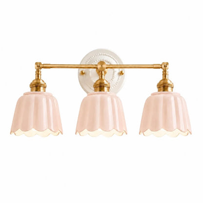 Lior Vintage Flower Ceramic Wall Sconce 13