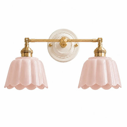 Lior Vintage Flower Ceramic Wall Sconce 15