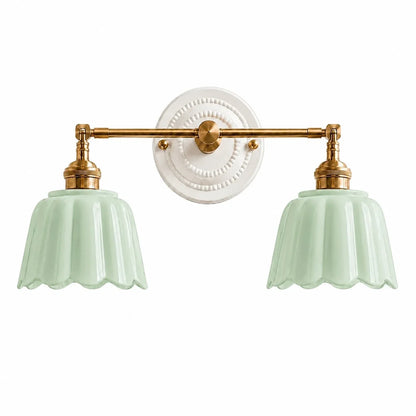 Lior Vintage Flower Ceramic Wall Sconce 16