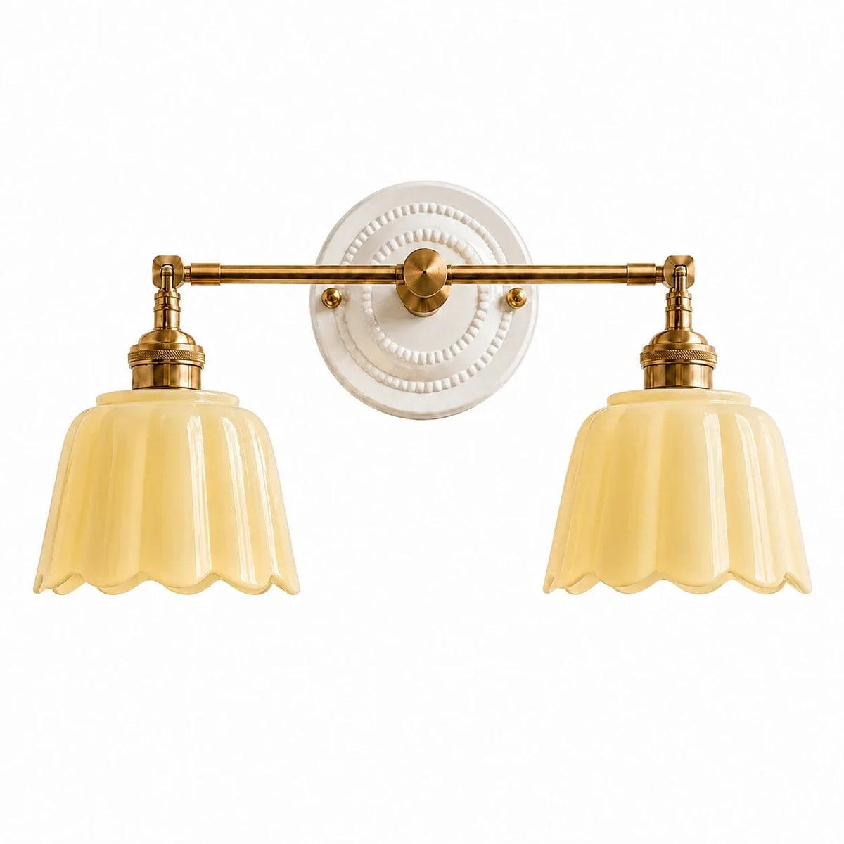 Lior Vintage Flower Ceramic Wall Sconce 17