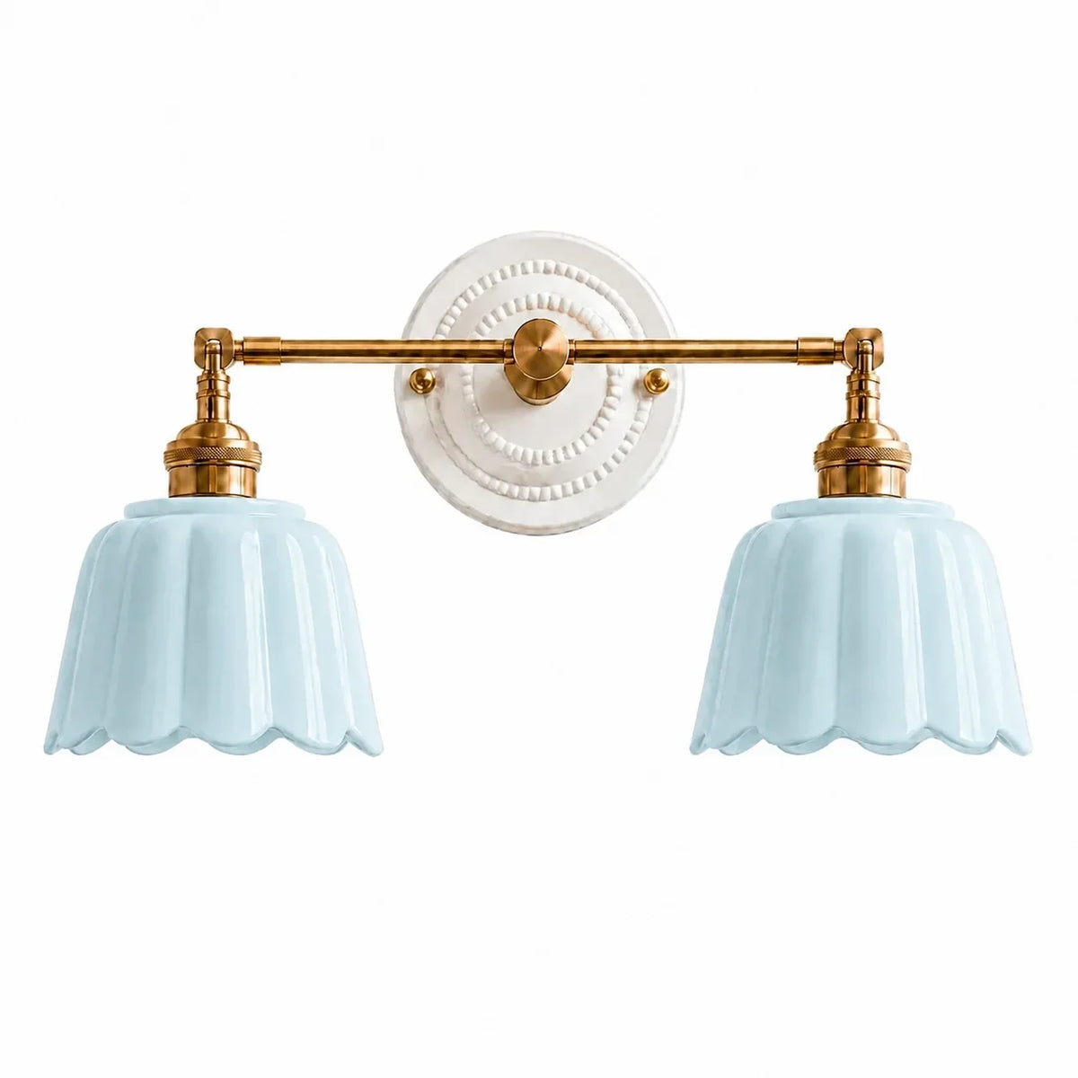 Lior Vintage Flower Ceramic Wall Sconce 20