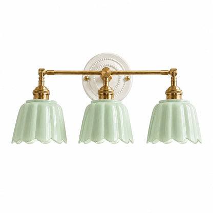 Lior Vintage Flower Ceramic Wall Sconce 22