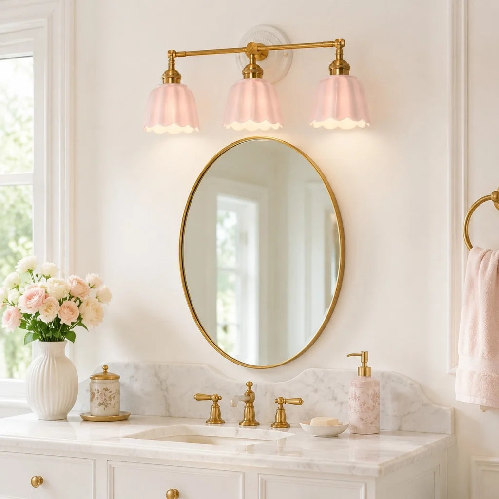 Lior Vintage Flower Ceramic Wall Sconce 5