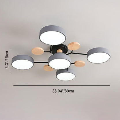 Scandinavian Branch LED Ceiling Light - Dimmable