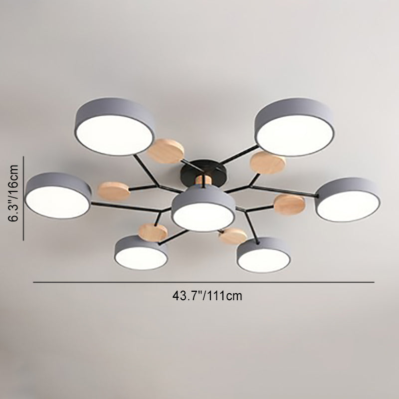 Scandinavian Branch LED Ceiling Light - Dimmable