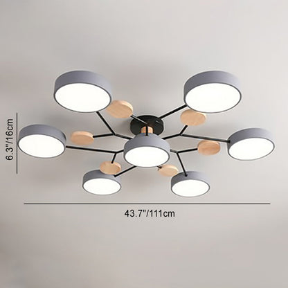 Scandinavian Branch LED Ceiling Light - Dimmable