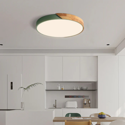 Scandinavian Wooden LED Ceiling Light