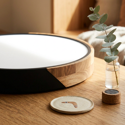 Scandinavian Wooden LED Ceiling Light