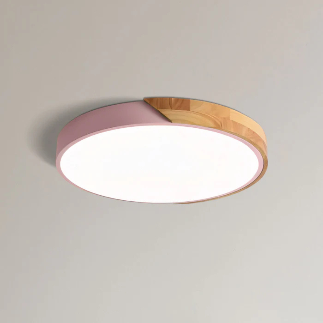 Scandinavian Wooden LED Ceiling Light