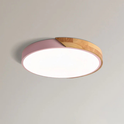 Scandinavian Wooden LED Ceiling Light