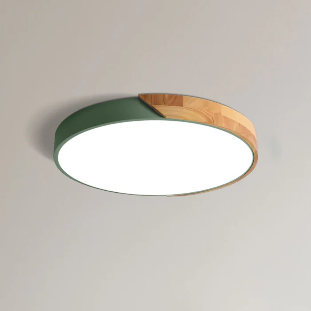 Scandinavian Wooden LED Ceiling Light