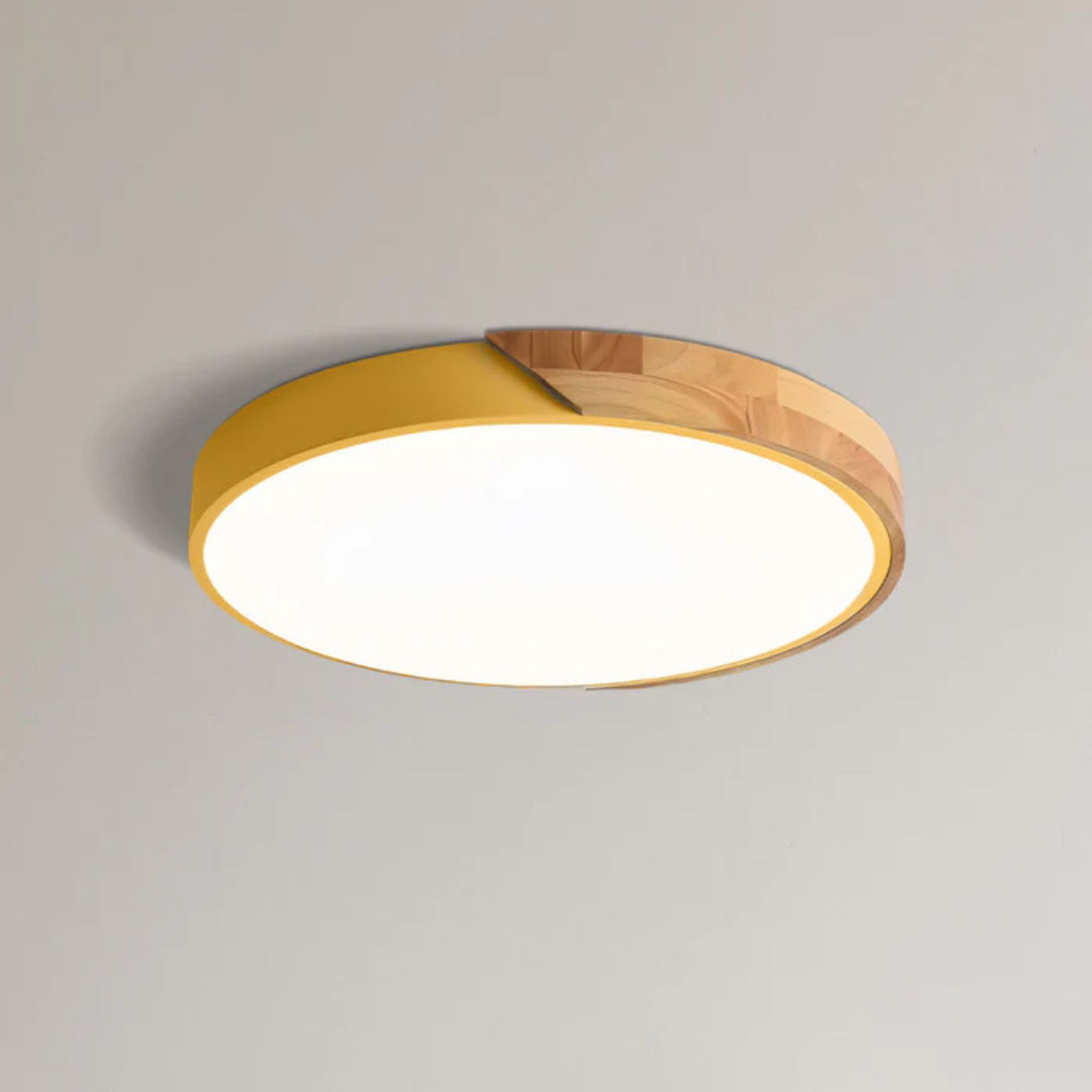 Scandinavian Wooden LED Ceiling Light