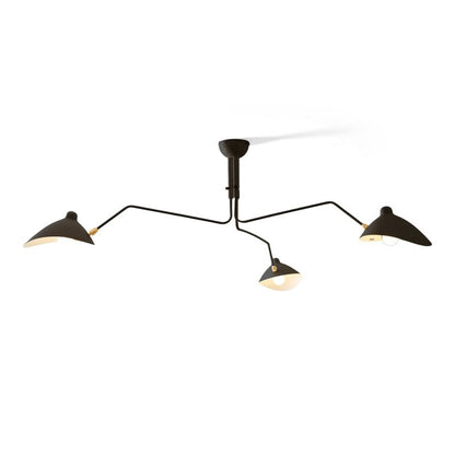 Sculptural Multi-Arm Ceiling Light Fixture
