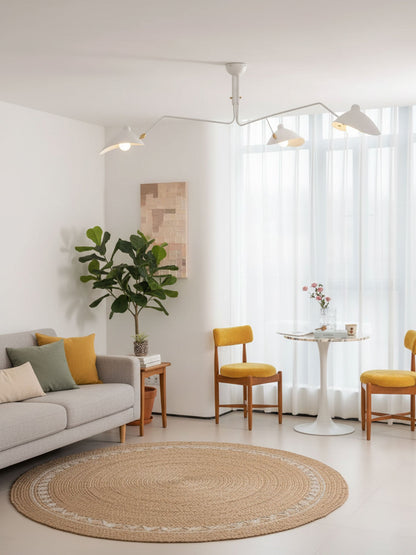Sculptural Multi-Arm Ceiling Light Fixture