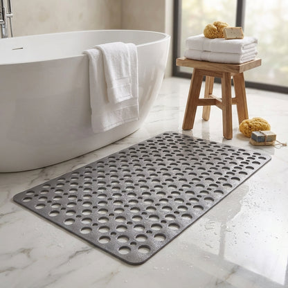 Secure Suction Shower Mat - Safety Bathroom Floor Mat
